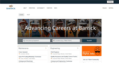 Desktop Screenshot of jobs.barrick.com